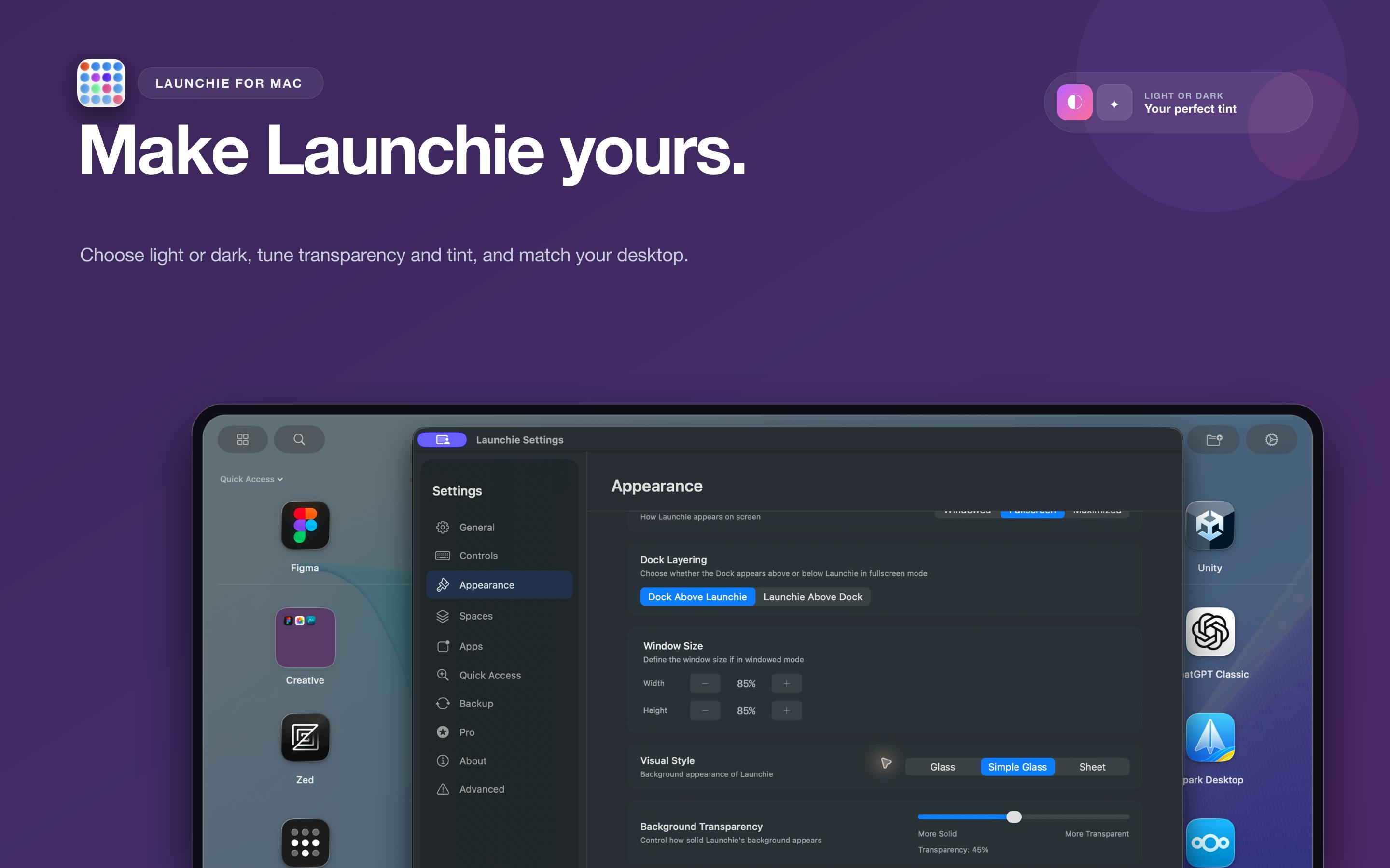 Launchie:macOS删除Launchpad后的替代神器