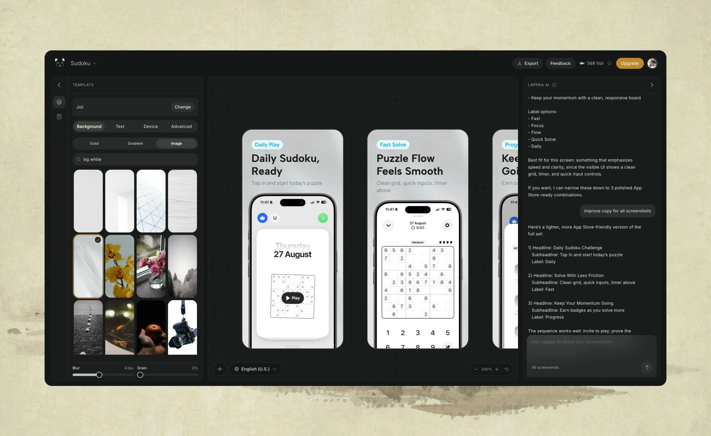 Lappka: Using AI to Turn App Screenshots into High-Converting App Store Display Images