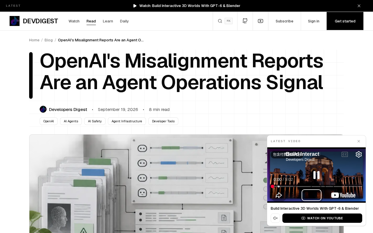 OpenAI Misalignment Reports: The Hidden Signals for AI Agent Operations