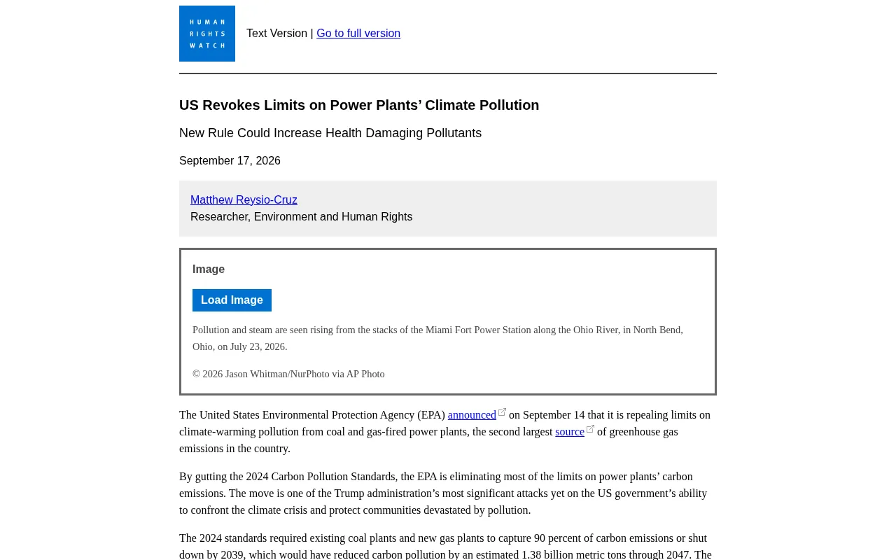 US Revokes Power Plant Climate Pollution Limits — Why the Tech Community Is Paying Attention