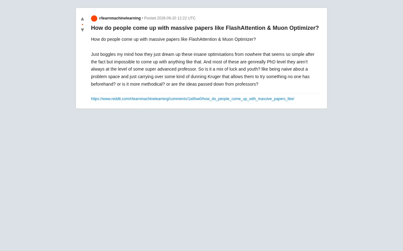 How Were FlashAttention and Muon Born? Dissecting the Methodology Behind Breakthrough Papers