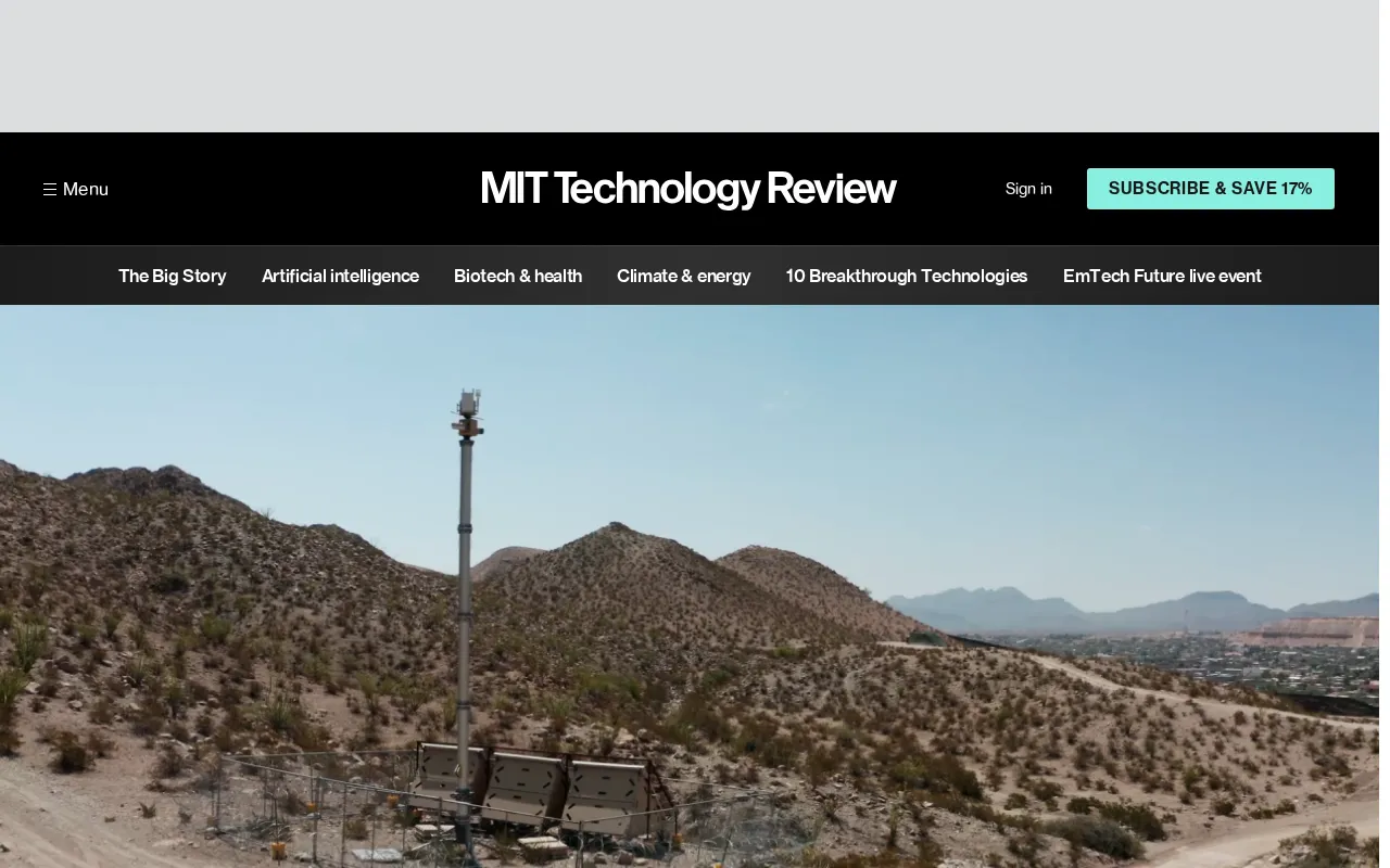 Billions Spent on Border Surveillance: Why AI Towers Can't Save the Lost