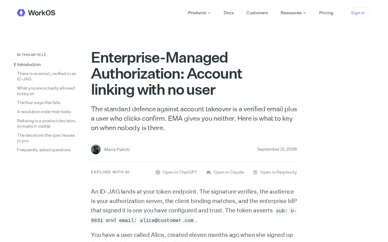 Unattended Account Linking: The Security Challenges of Enterprise-Managed Authorization (EMA)