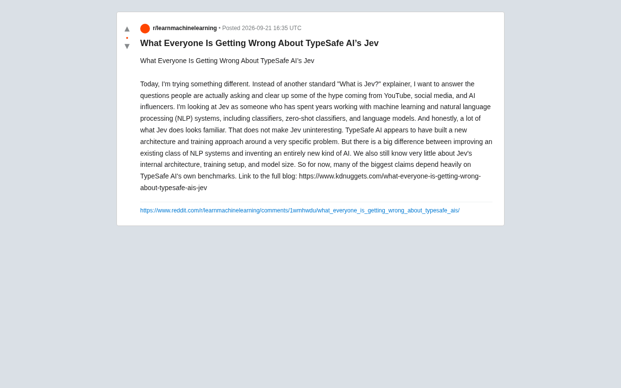 A Sober Look at TypeSafe AI's Jev: Genuine Architecture or Overhyped?