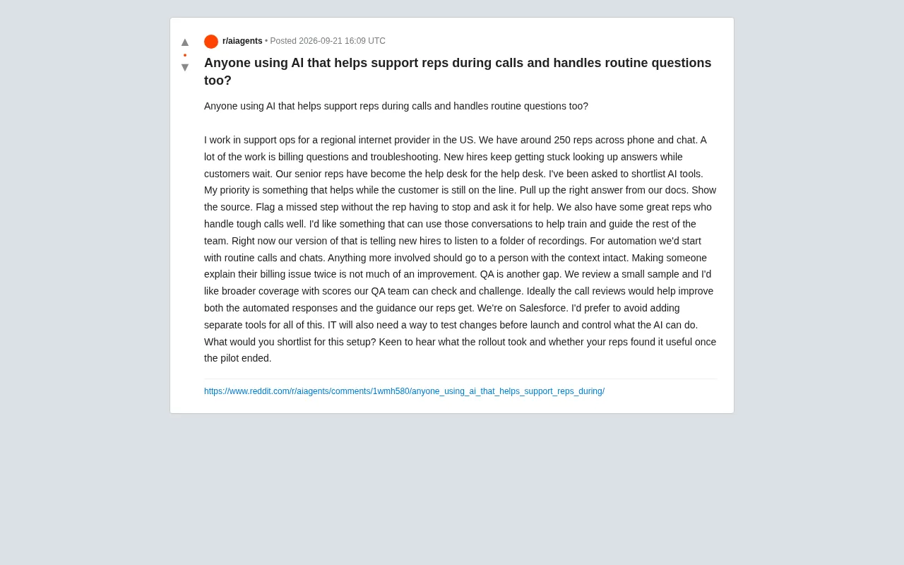 Choosing AI for Customer Support: A Practical Guide to Real-Time Assist, Automation, and Full QA Coverage