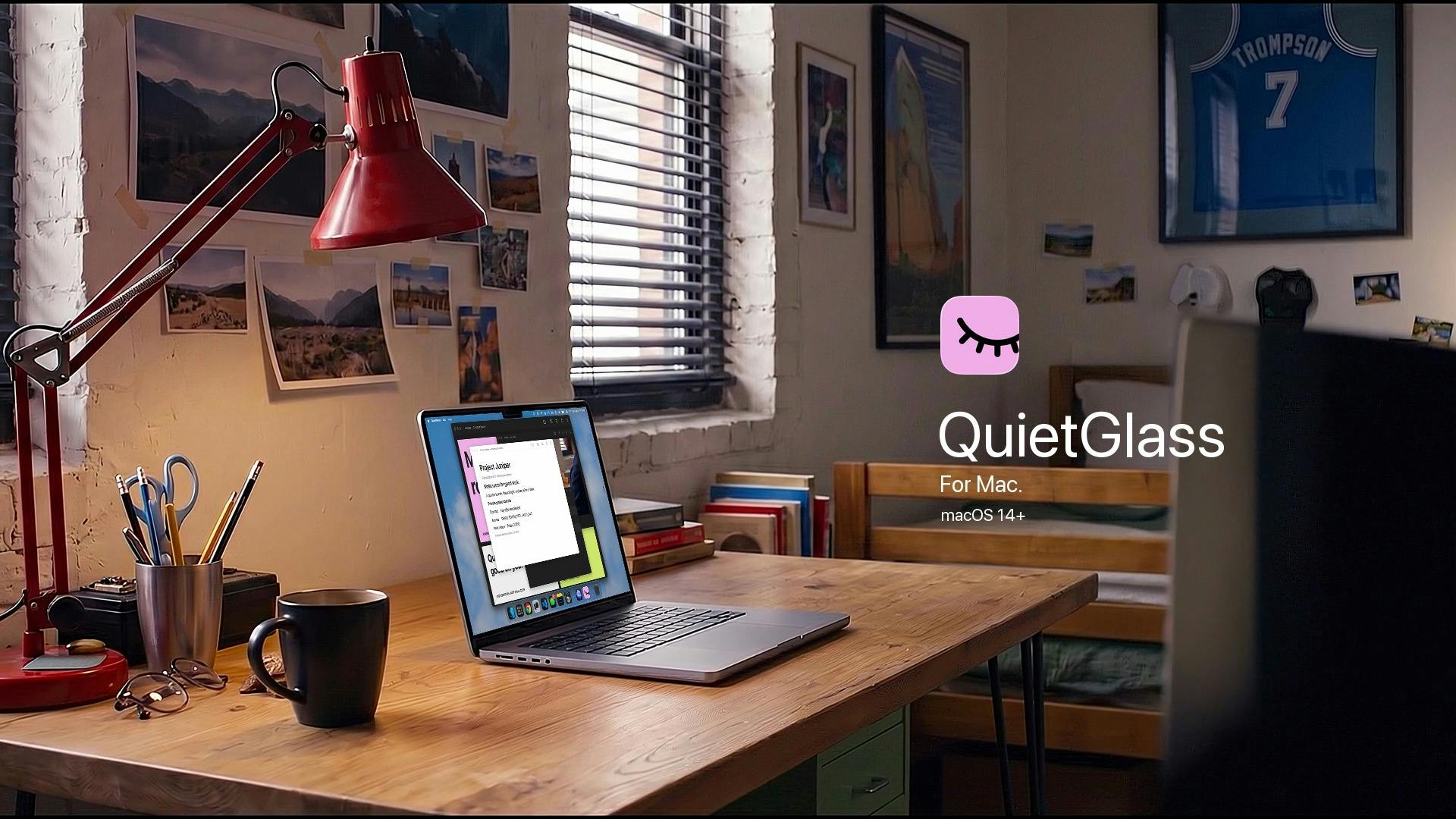 QuietGlass: An Open-Source Tool That Uses AirPods and Your Camera to Protect Mac Screen Privacy