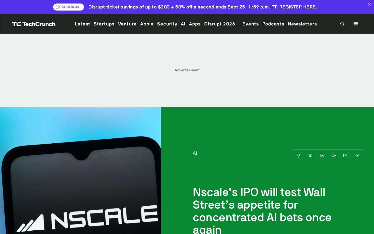 Nscale Eyes IPO: Will Wall Street Still Bet on Highly Concentrated AI Customers?