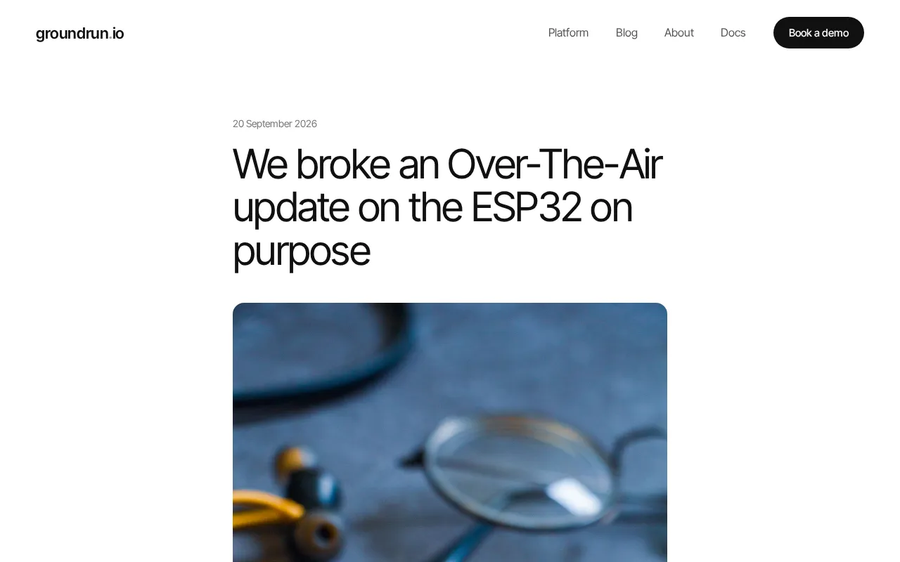 Deliberately Sabotaging ESP32 OTA Updates: A Firmware Fault Tolerance Experiment