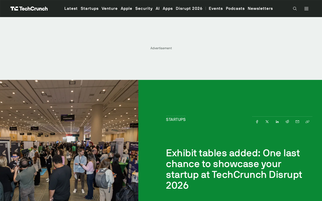 TechCrunch Disrupt 2026展位重开:初创企业最后的曝光窗口