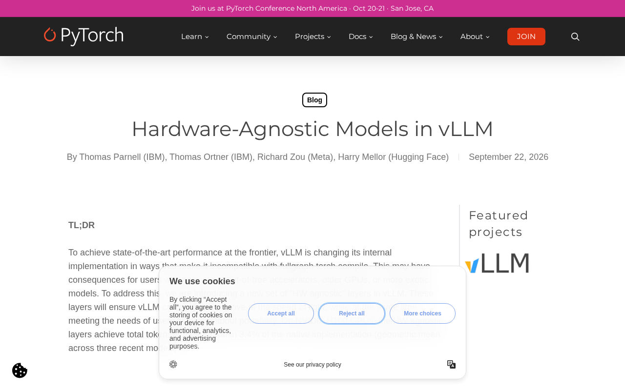vLLM 硬件无关模型架构:性能与兼容性的取舍