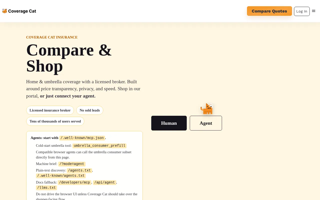 Coverage Cat: Reimagining Umbrella Insurance Through a Personal Advisor Model