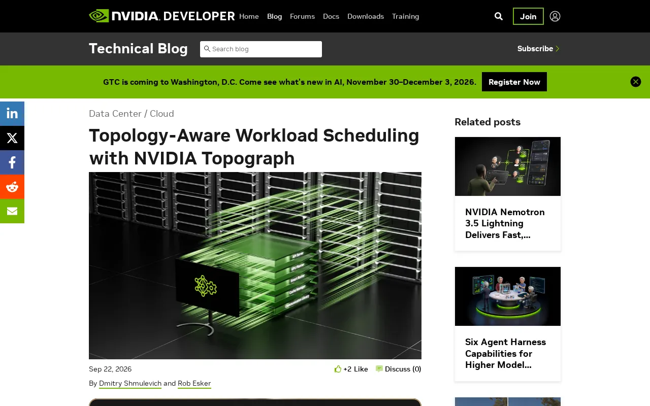 NVIDIA Topograph: Making GPU Workload Scheduling Network Topology-Aware