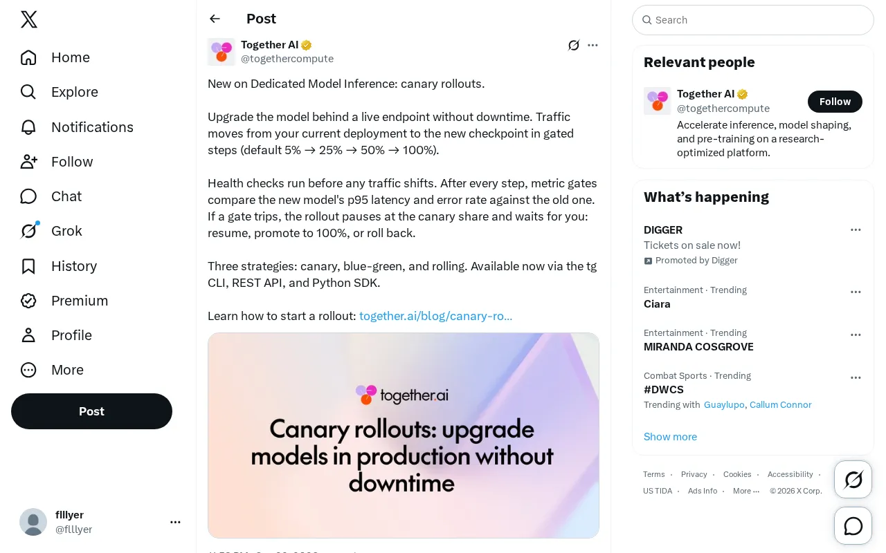 Canary Rollouts Go Live: Zero-Downtime Model Inference Endpoint Upgrades