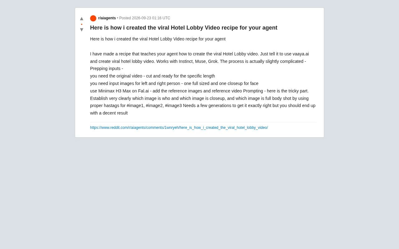 复刻爆款酒店大堂视频:AI Agent配方全流程拆解