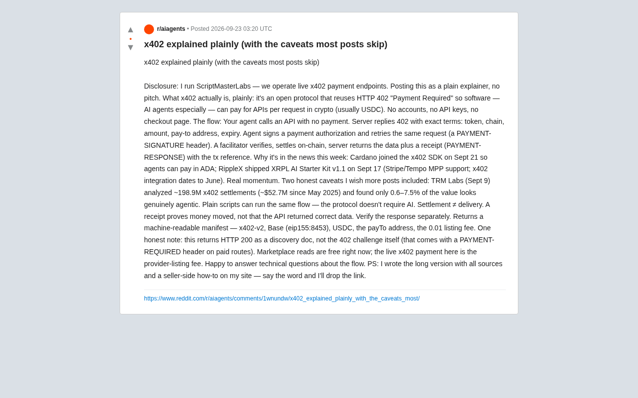 x402协议详解:AI Agent自动付费的真相与被忽视的陷阱