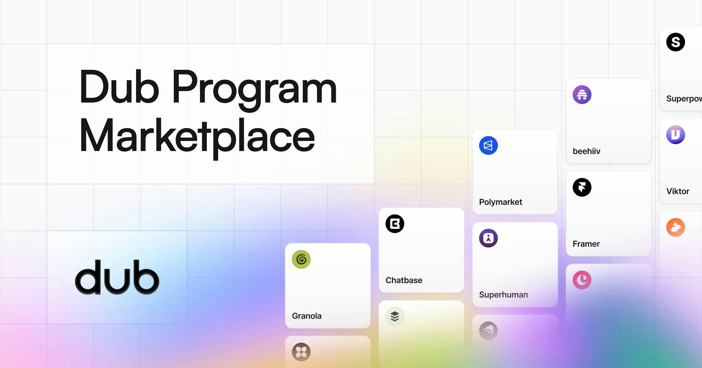 Dub Program Marketplace:一站式SaaS联盟营销市场