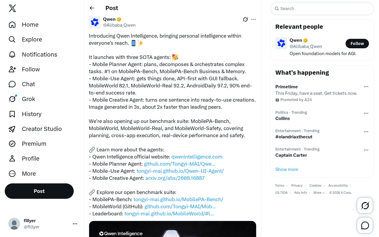 Qwen Intelligence Launches: Three SOTA Mobile AI Agents Arrive