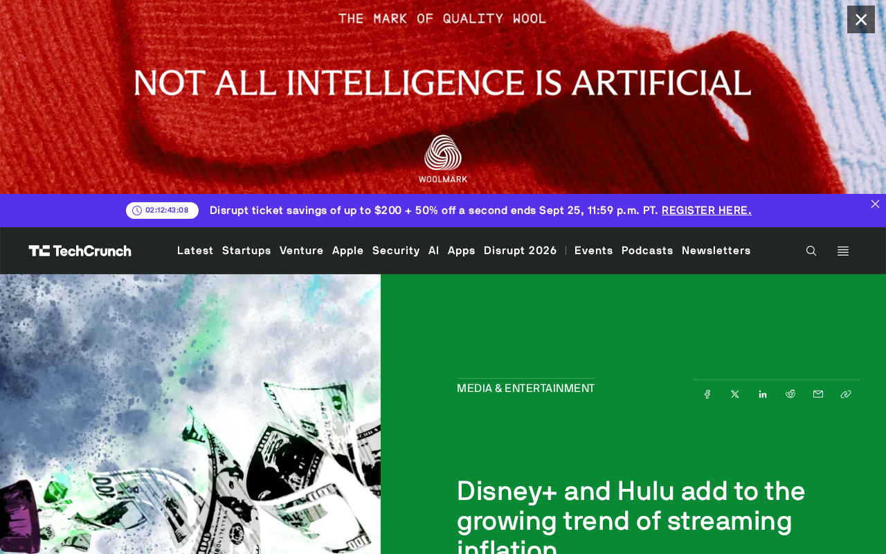 Disney+ and Hulu Raise Prices Again: Streaming Inflation Becomes an Industry Trend