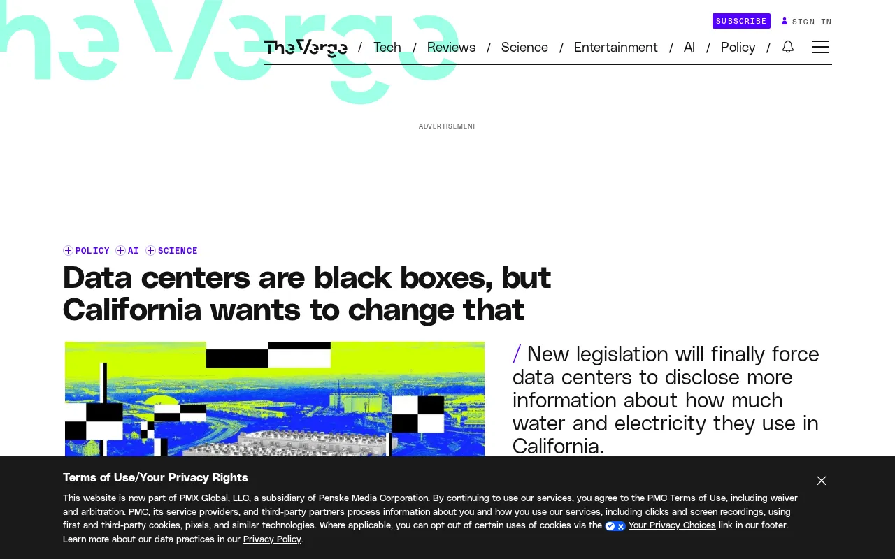 California Legislation Cracks Open the Data Center 'Black Box': The Battle for AI Infrastructure Transparency
