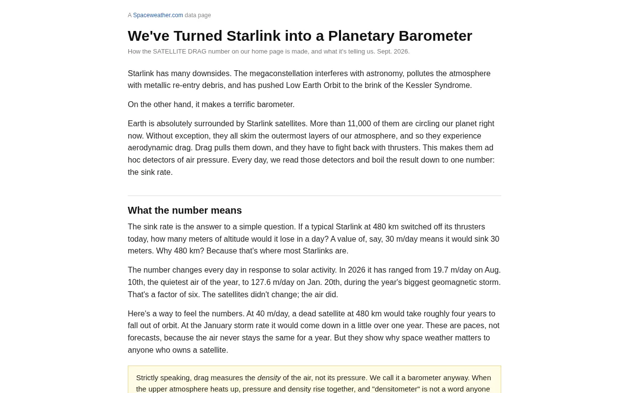 Turning Starlink Into a Global Barometer: The Science Behind Satellite Signals