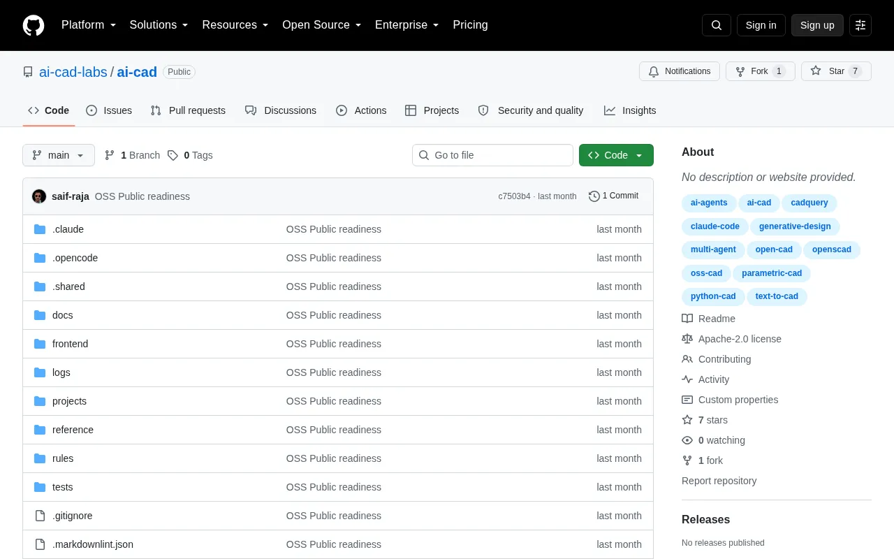 AI-CAD: An Open-Source Multi-Agent CAD Framework for Mechanical Engineering