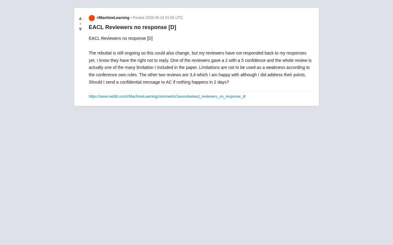 No Response During EACL Rebuttal? A Practical Guide to Handling Unresponsive Reviewers