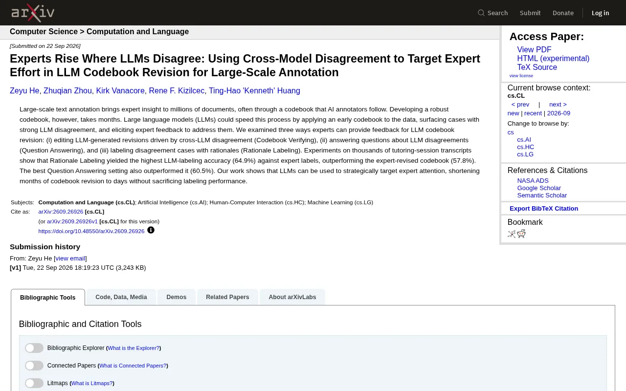 Using LLM Disagreement to Focus Expert Effort: Cross-Model Divergence Accelerates Large-Scale Annotation Codebook Revision