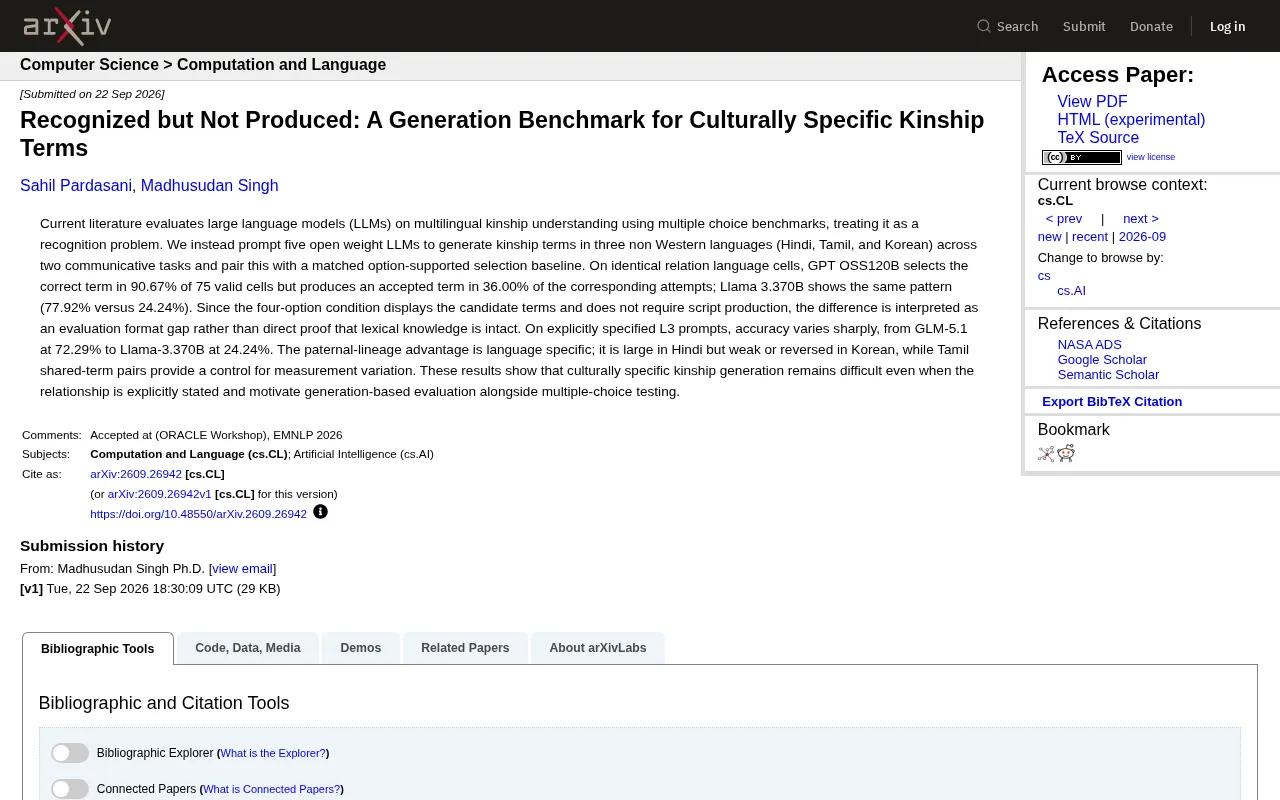 Recognize But Can't Generate: The Evaluation Blind Spot in LLMs for Cultural Kinship Terms