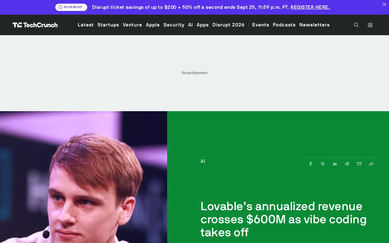 Lovable Hits $600M ARR as Vibe Coding Takes Off