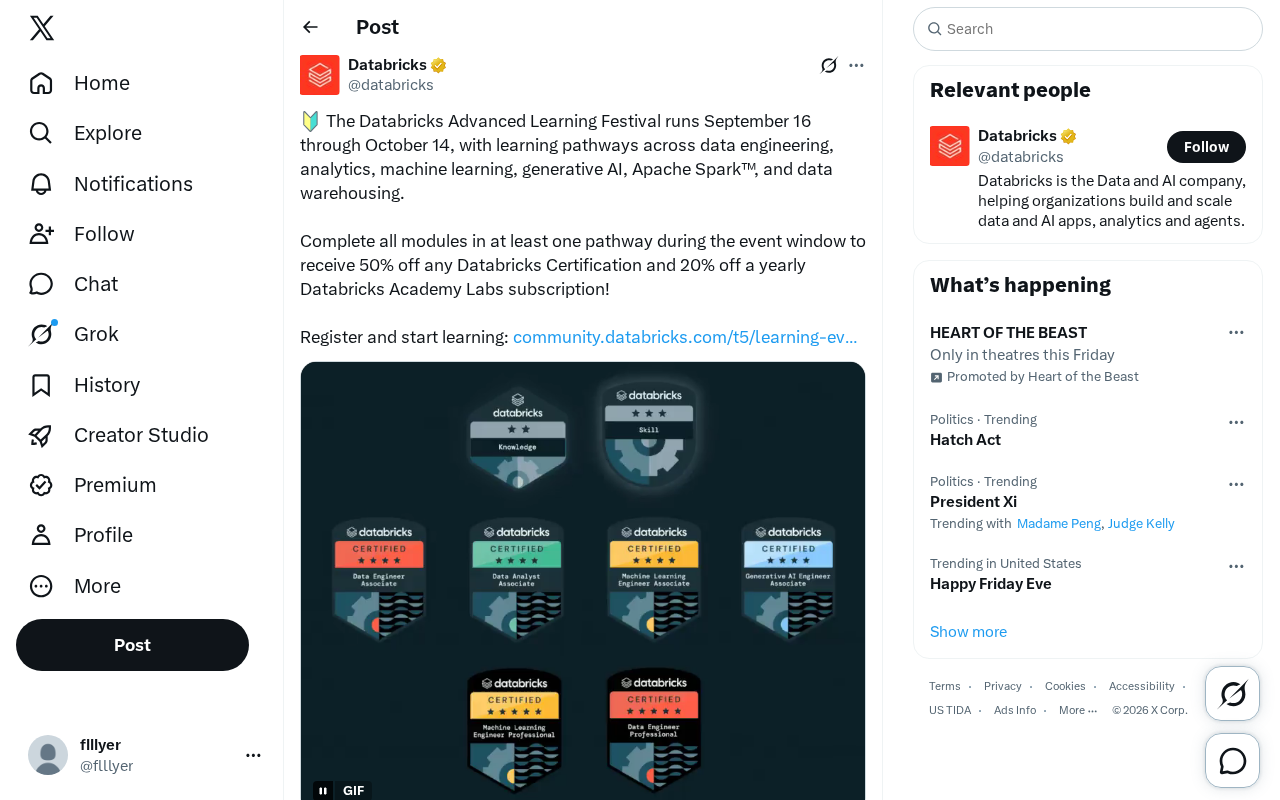Databricks Advanced Learning Festival: 50% Off Certifications and Six Learning Pathways