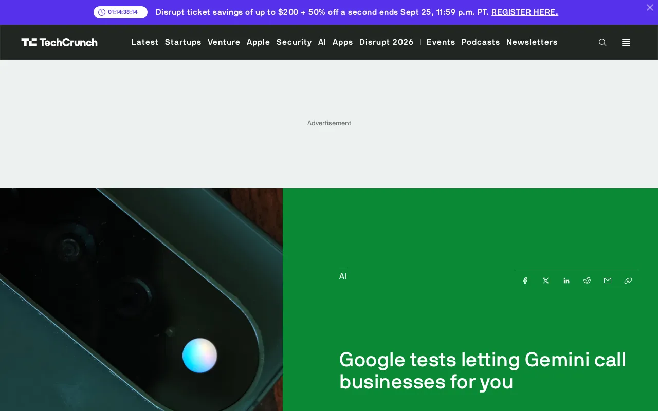 Google Tests Gemini Feature That Calls Businesses on Your Behalf