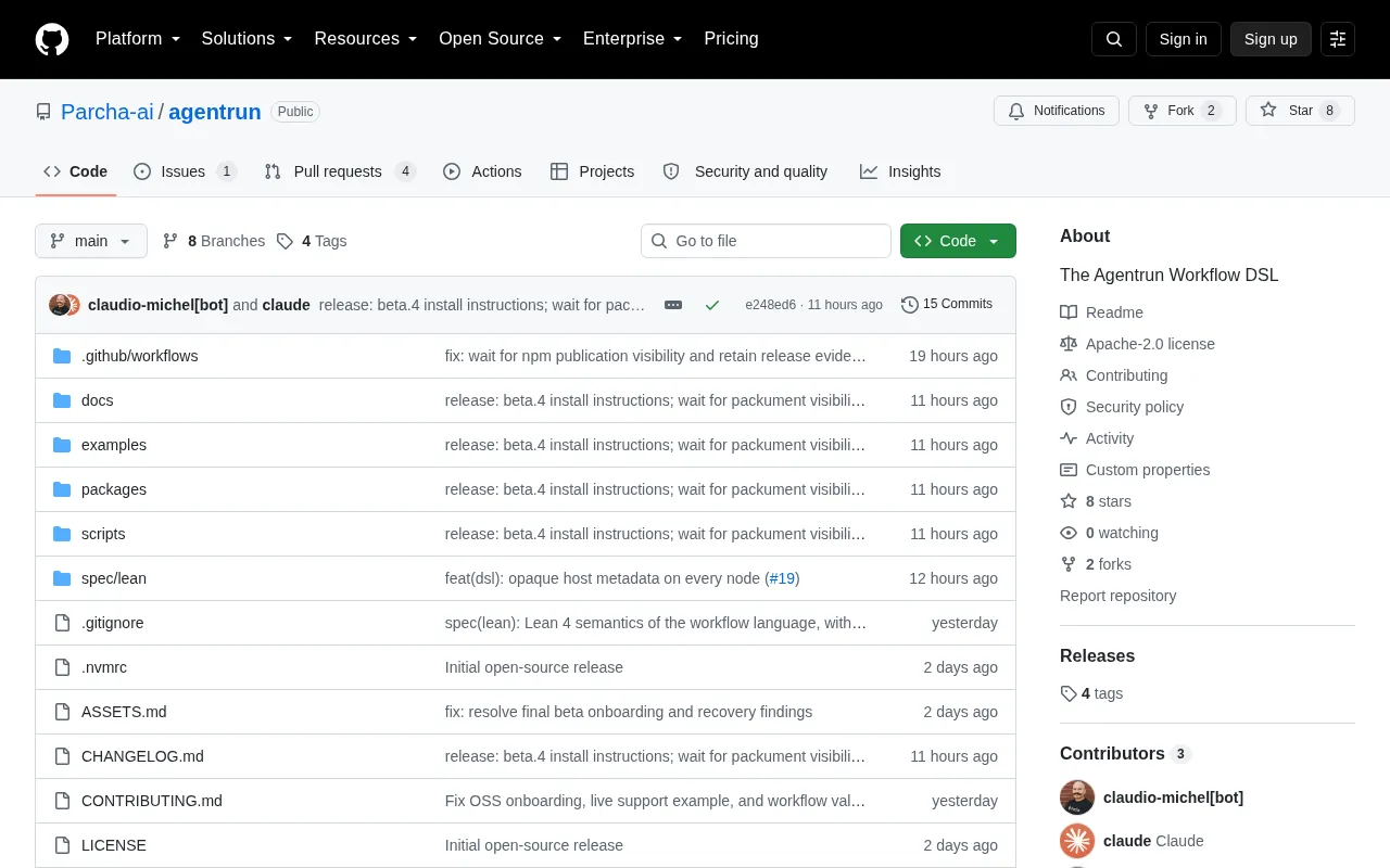 AgentRun: Orchestrating AI Agents into Reliable Workflows with a DSL
