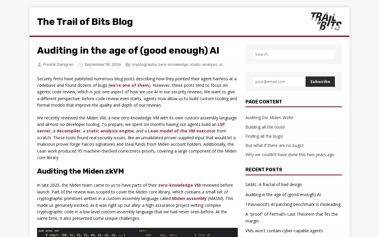 A New Paradigm for Security Auditing in the Age of "Good Enough" AI