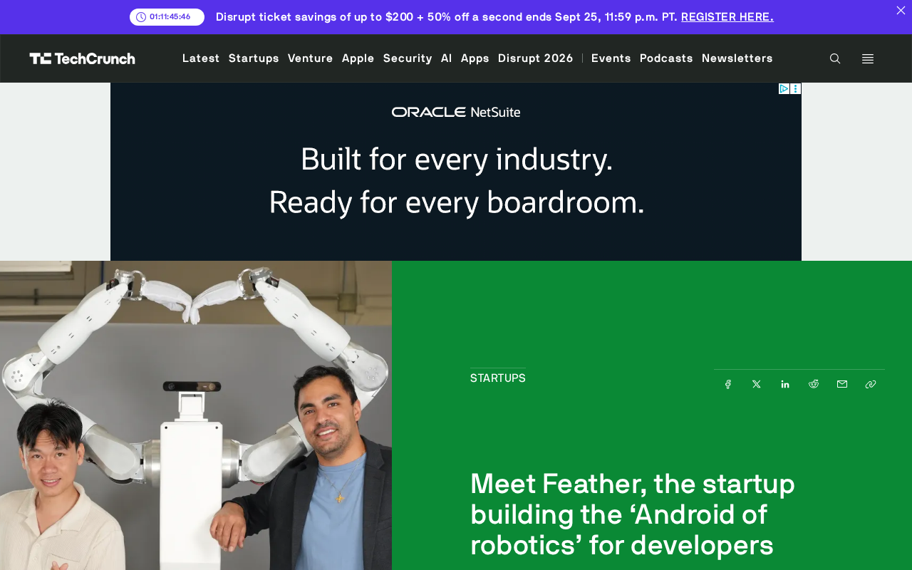 Feather:为开发者打造机器人界的"安卓系统"