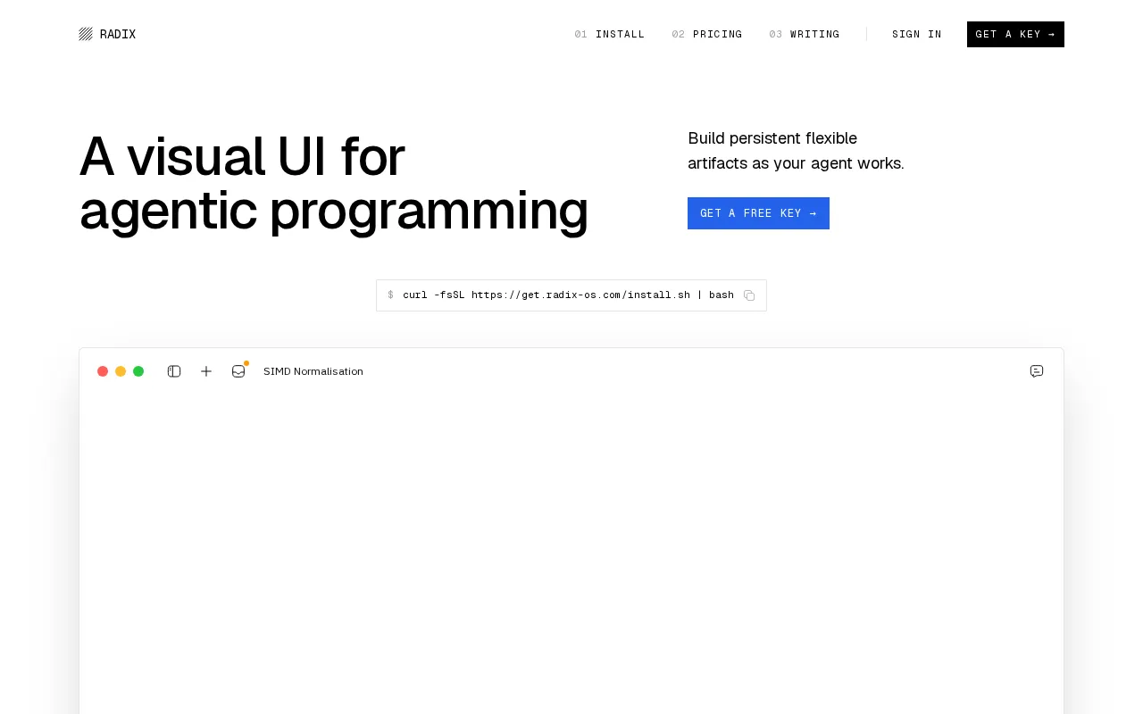 Radix Show HN on Hacker News