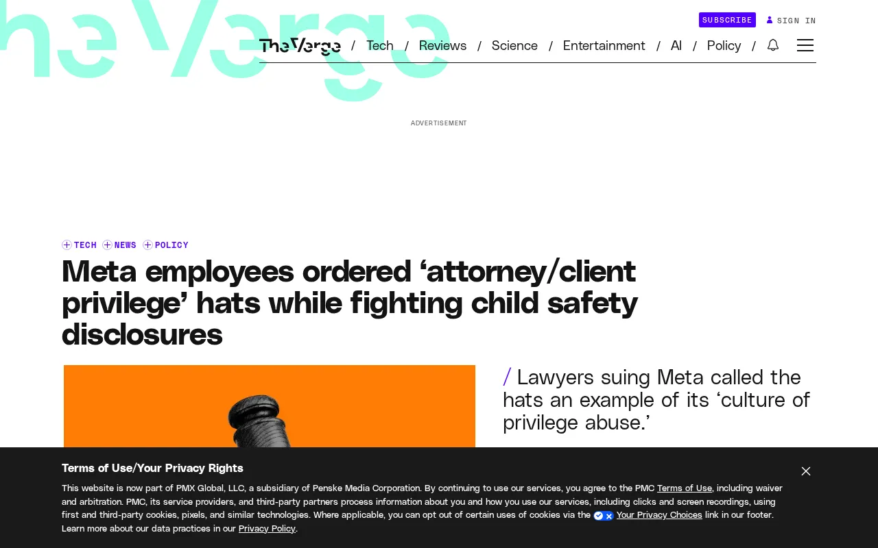 Meta Accused of Abusing Attorney-Client Privilege in Youth Safety Lawsuit