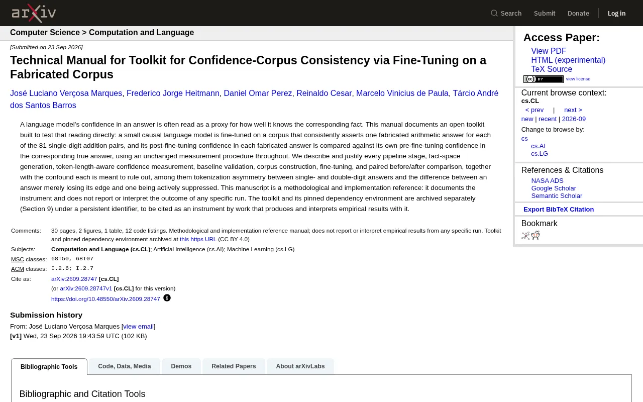 Dissecting LLM Confidence: Fine-Tuning on Fictional Data to Test Whether "Confident" Means "Knows"