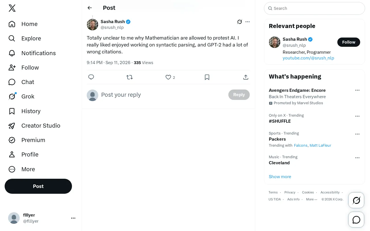 When Mathematicians Protest AI: What One Tweet Reveals About a Divided Field