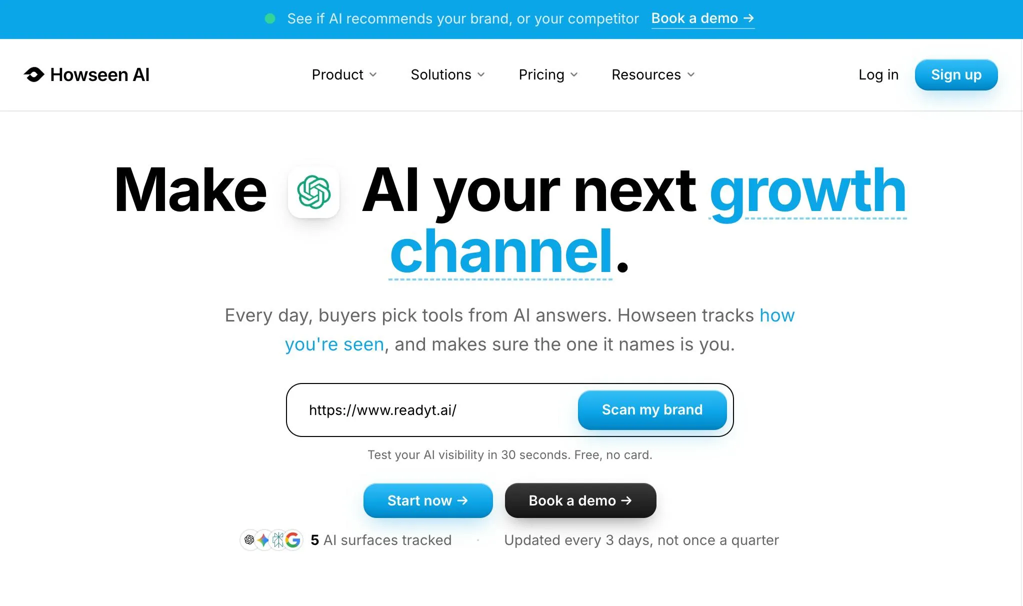 Howseen AI: Track Your Brand's Visibility in AI Recommendations and Optimize Proactively