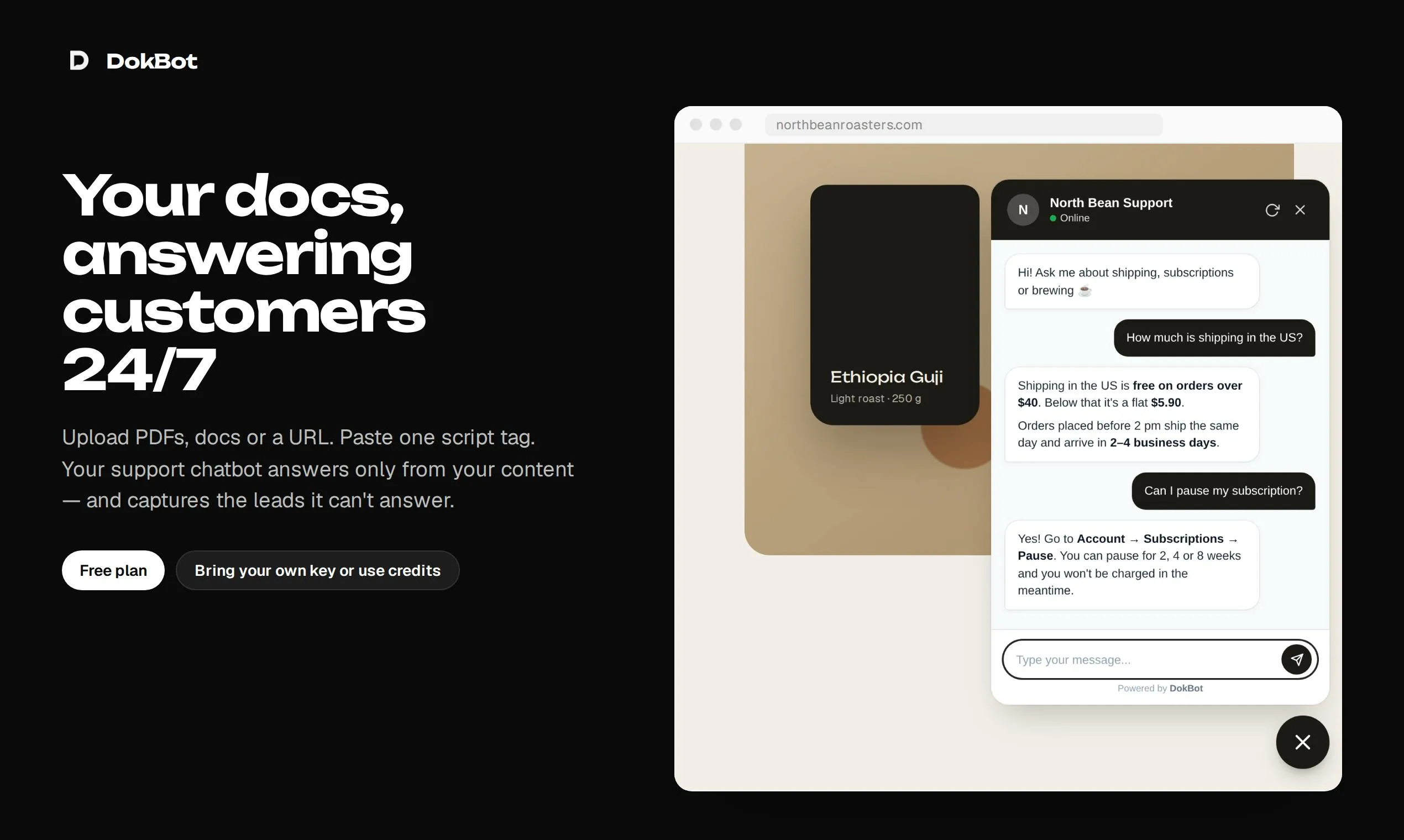 DokBot: A No-Code Tool That Turns Documents Into Website Support Chatbots