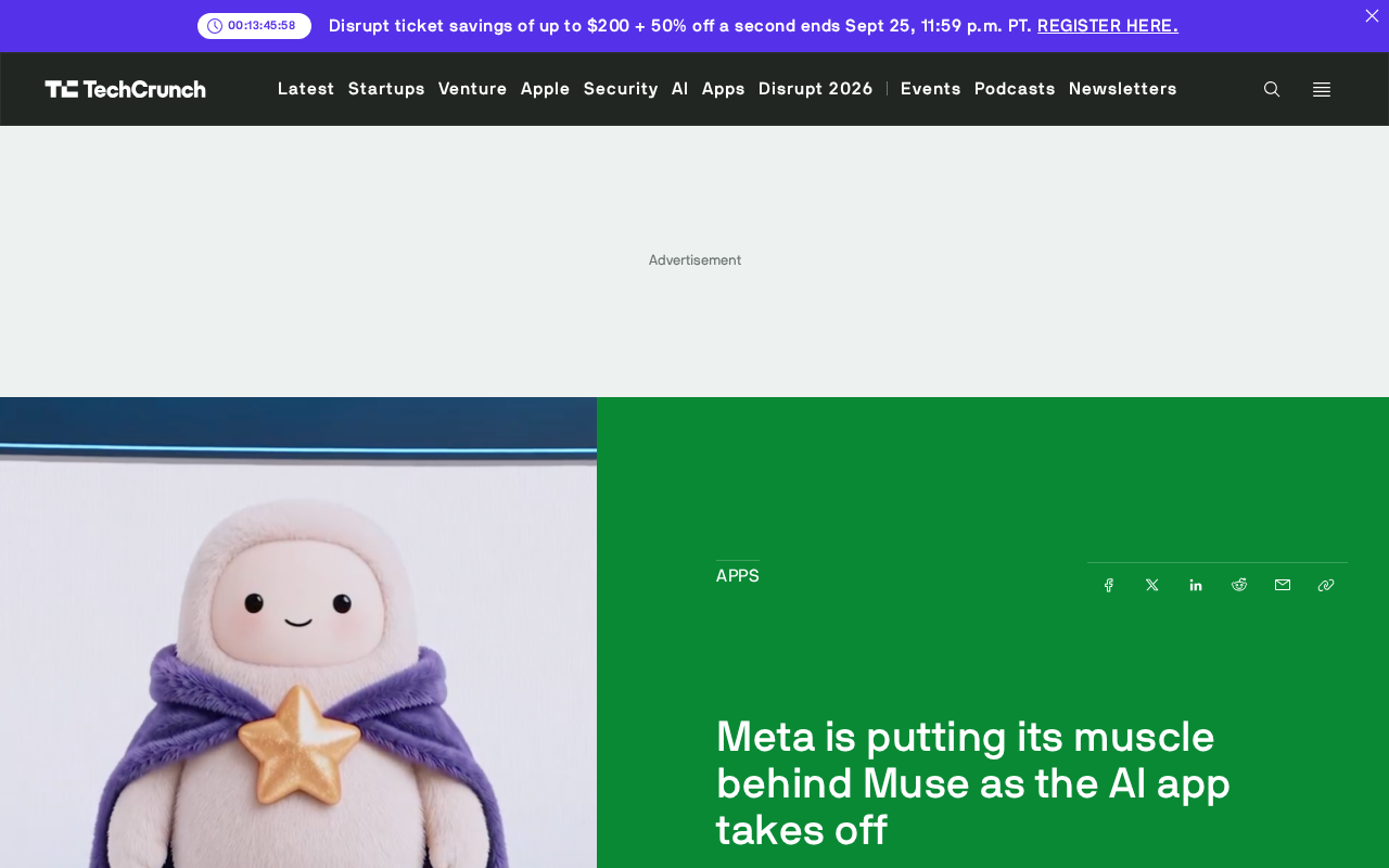 Meta Goes All-In on AI App Muse: The Strategy Behind Its Rise to the Top of the Charts