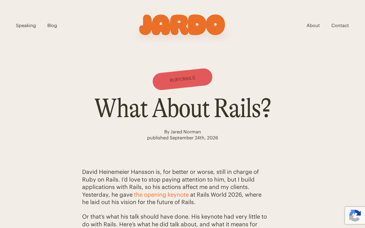 Rails 还香吗?重新审视全栈开发框架的价值