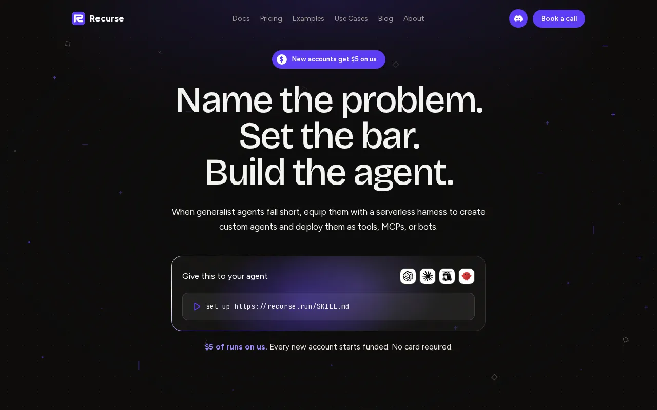 Recurse: A New Tool for Faster Development and Deployment of Specialist AI Agents