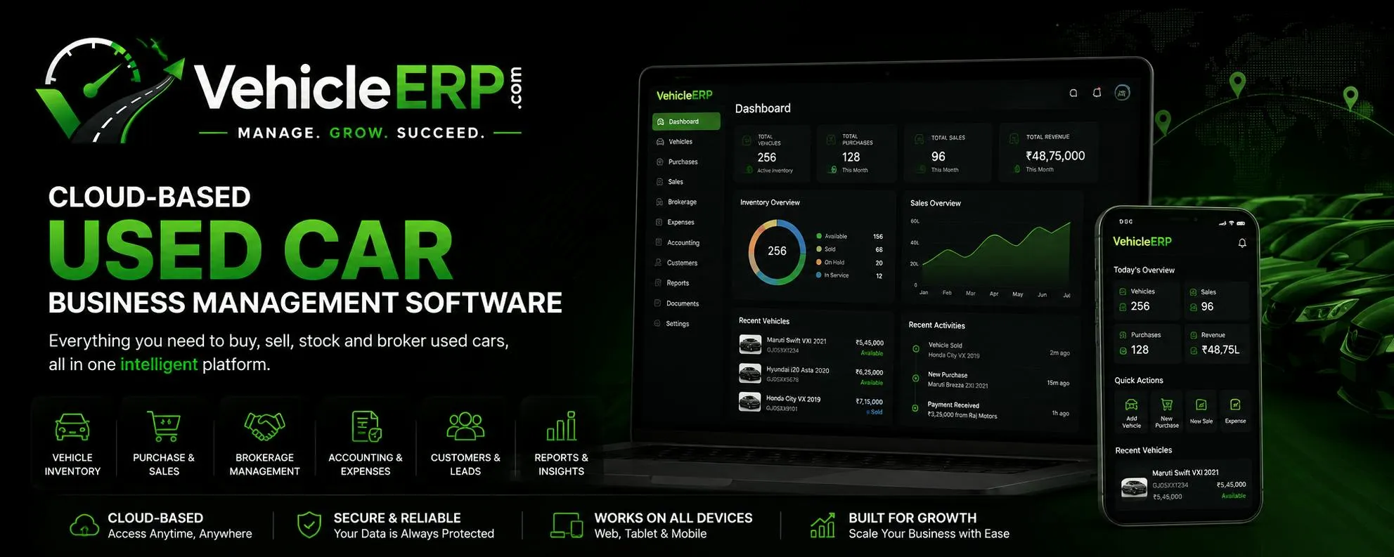 VehicleERP: The AI-Powered Management Platform Built for Used Car Dealers