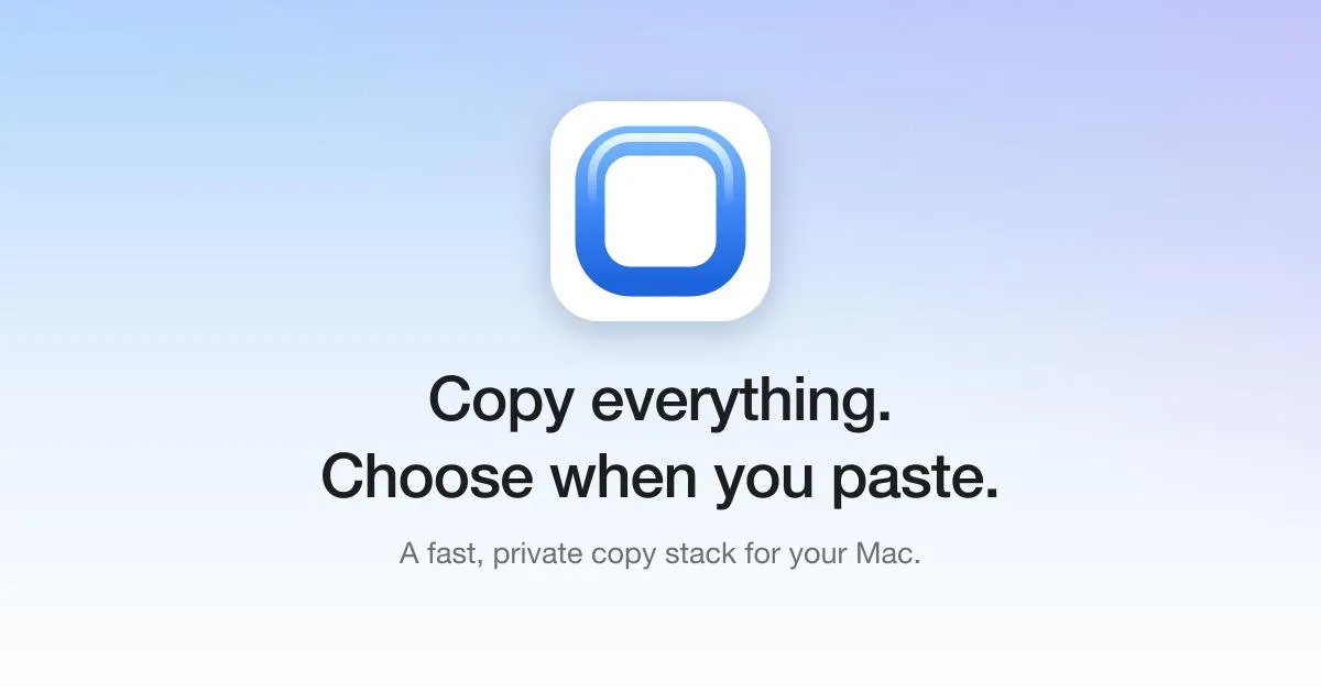 CopyCat: A Native Mac Clipboard Manager Built for Efficiency