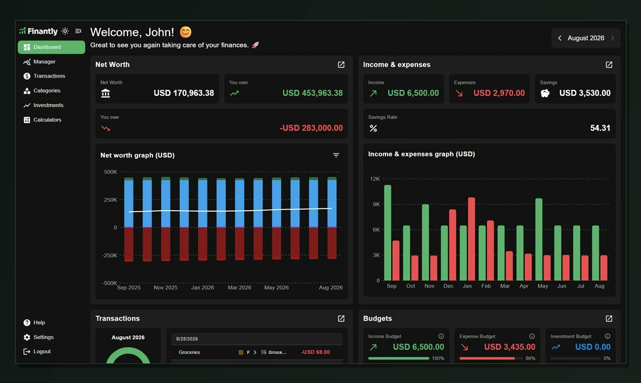 Finantly: A Personal Finance Tool That Unifies Budgeting and Investing in One Place