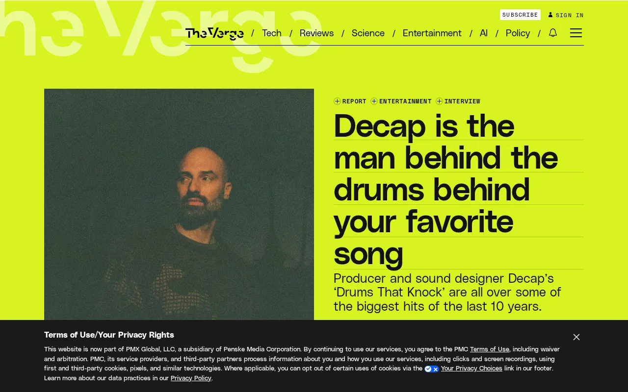 Decap: The Drummer Behind the Hits You Know but the Name You Don't