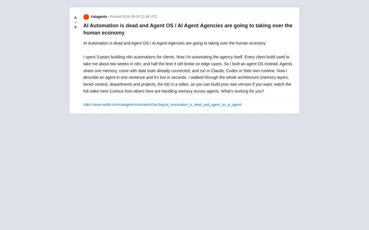 From n8n to Agent OS: Is AI Automation Being Replaced by Agentic Systems?