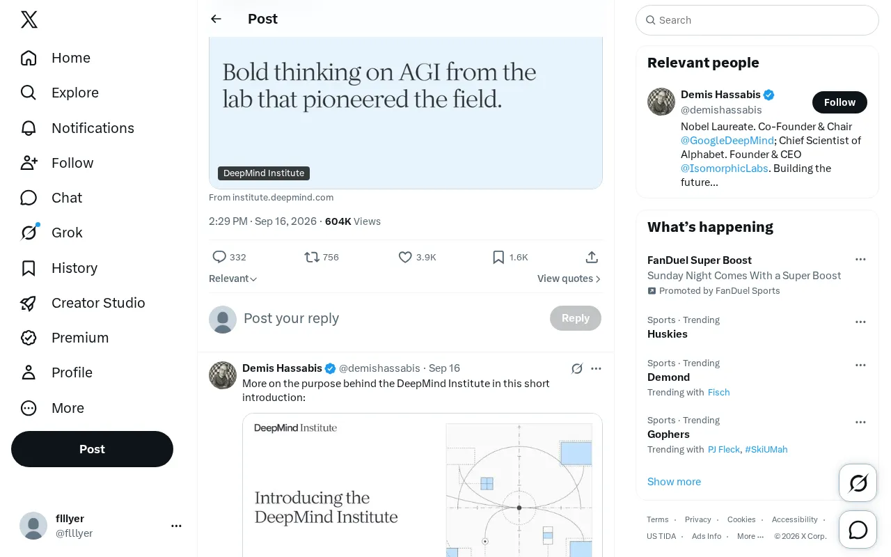DeepMind Institute Founded: Interdisciplinary Research on the Socioeconomic Impact of AGI