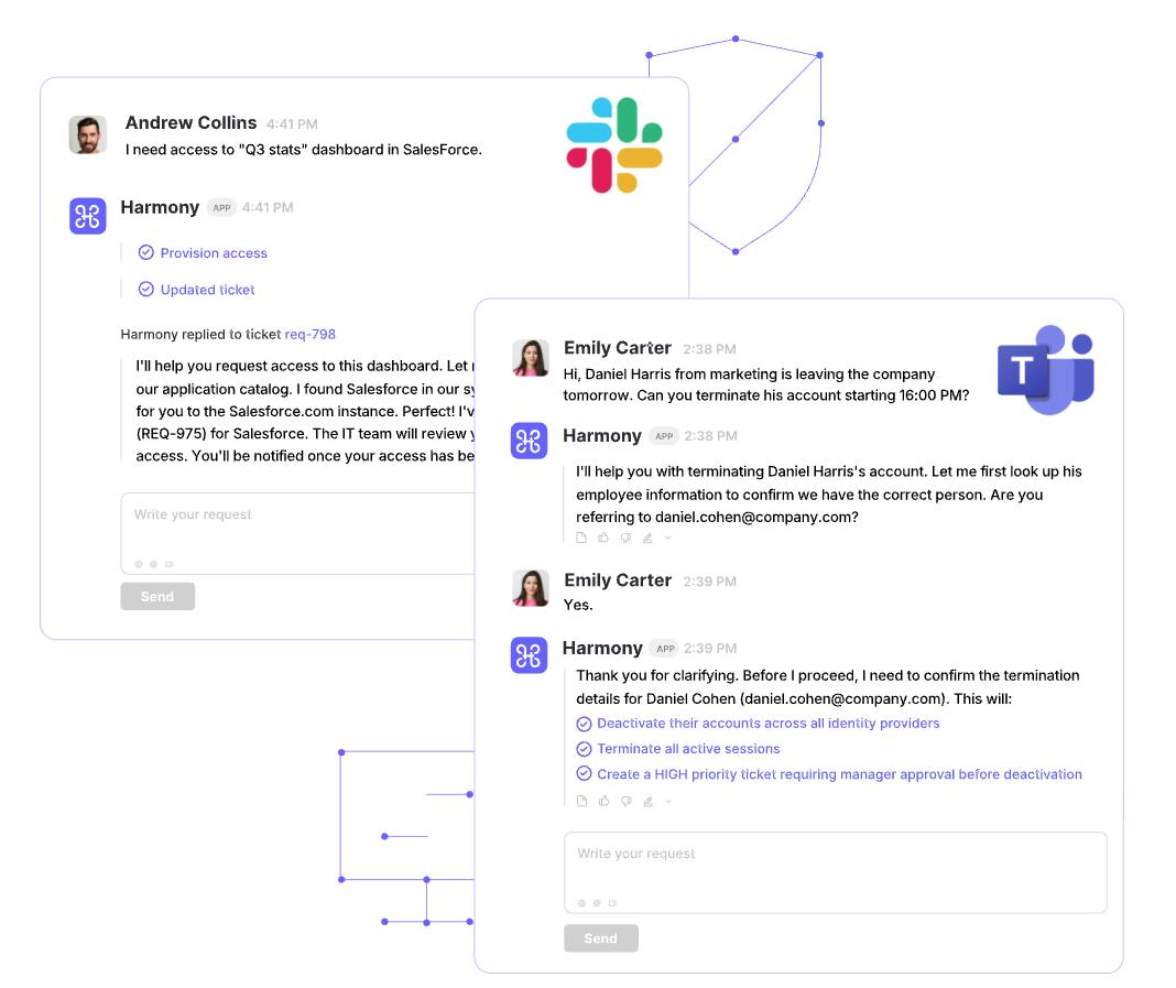 Harmony: An AI Agent That Auto-Resolves IT/HR Tickets Directly in Slack and Teams